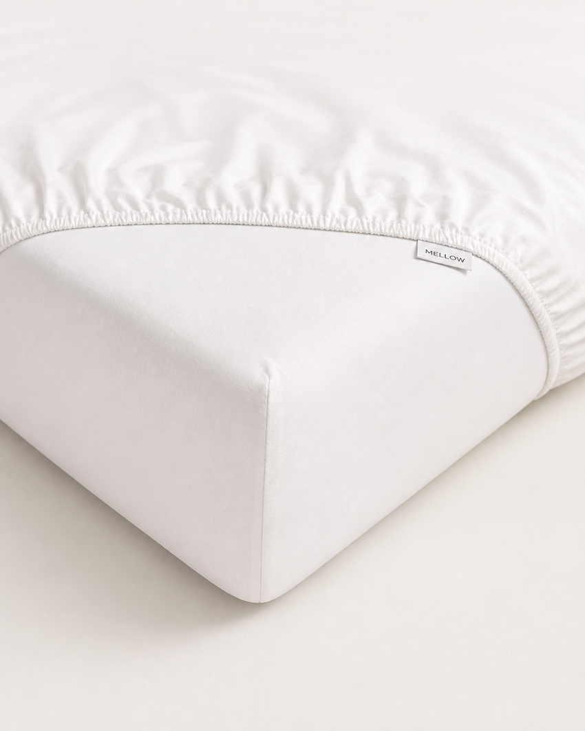 Percale Cotton Fitted Sheet